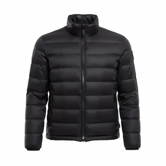 800-Fill Down Puffer Jacket Black