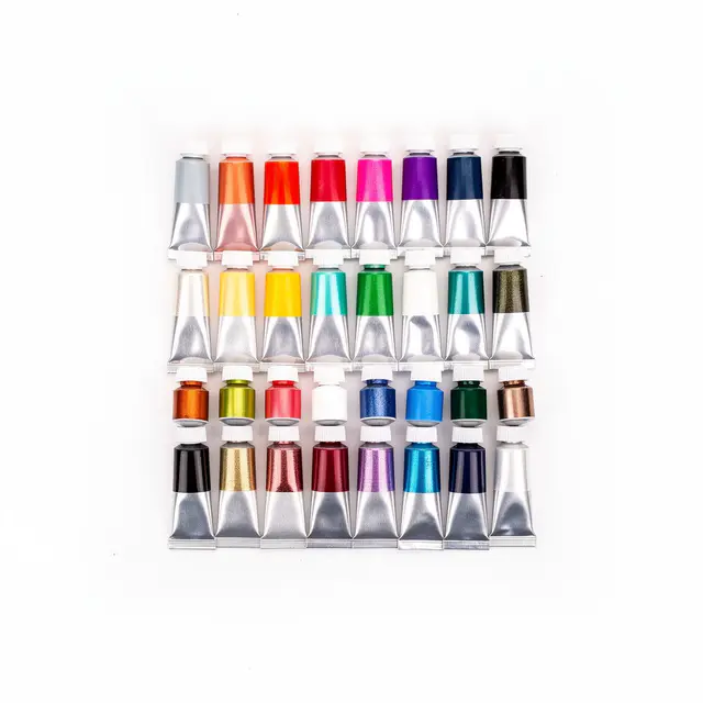 Acrylic Paint Set (24) Metallic
