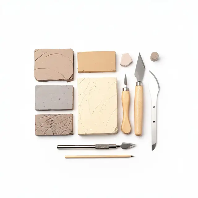Air-Dry Clay Set Tools-Incl