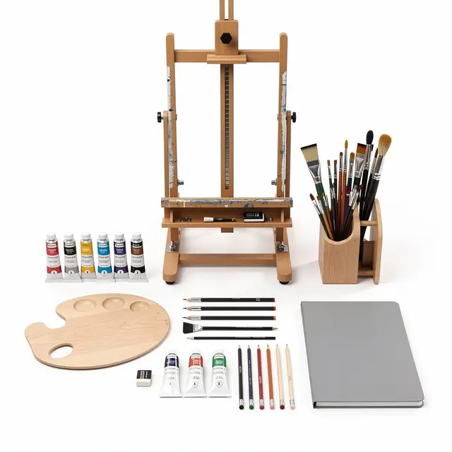 Art Easel Set Deluxe