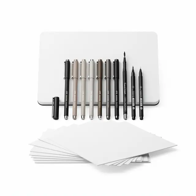 Brush Pen Lettering Set Pro