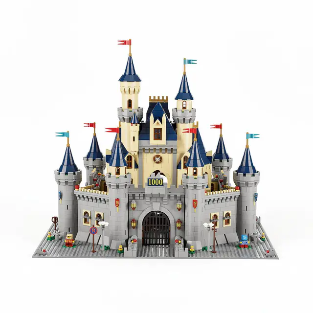 Building Brick Set (1000pc) Castle
