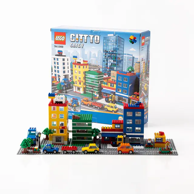 Building Brick Set (1000pc) City