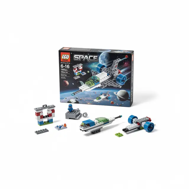 Building Brick Set (1000pc) Space