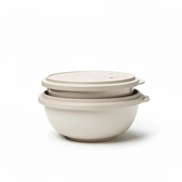 Ceramic Mixing Bowl Set Lidded