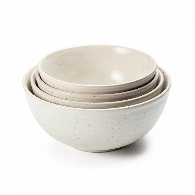 Ceramic Mixing Bowl Set Stoneware