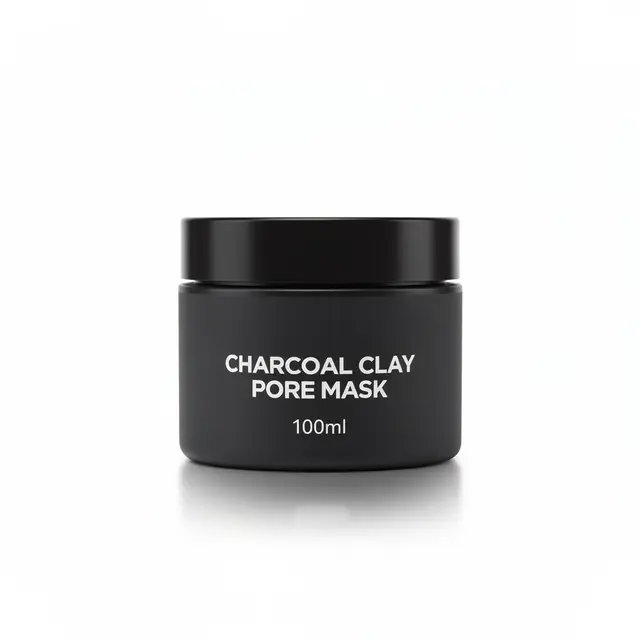Clay Pore Mask 100ml Charcoal