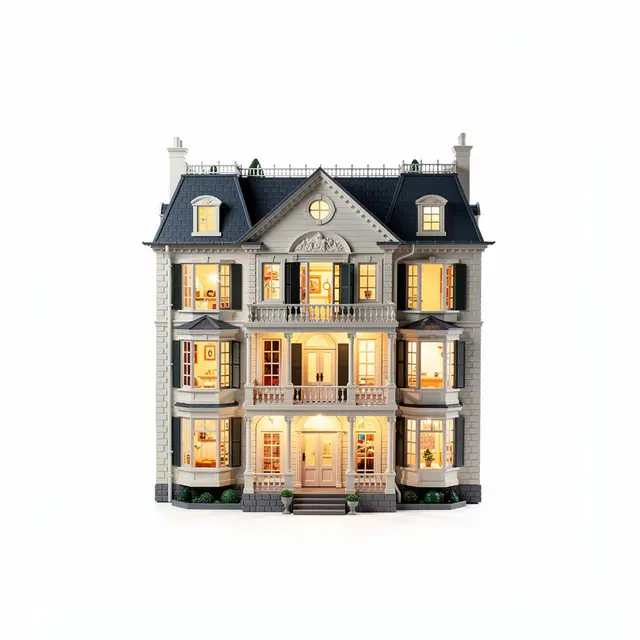 Dollhouse Mansion Light-Up
