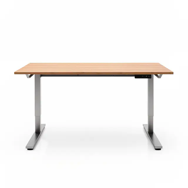 Electric Standing Desk Bamboo
