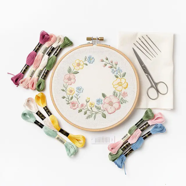 Embroidery Starter Kit Floral