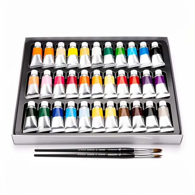 Gouache Paint Set 24 Artist