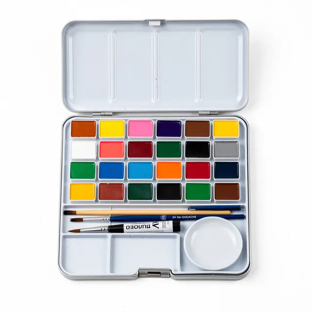 Gouache Paint Set 24 Travel