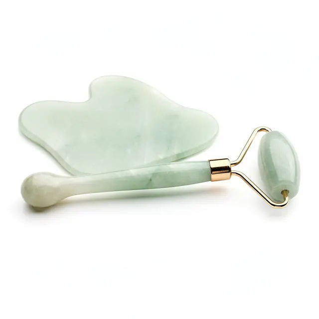 Gua Sha & Roller Set Jade
