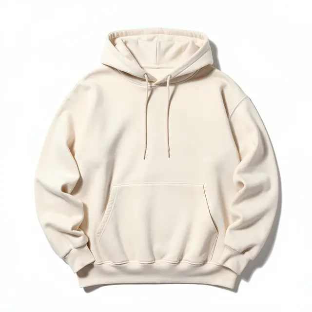 Heavyweight Oversized Hoodie Cream