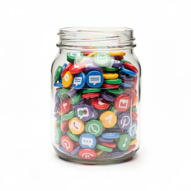 Jar of Unread Notifications