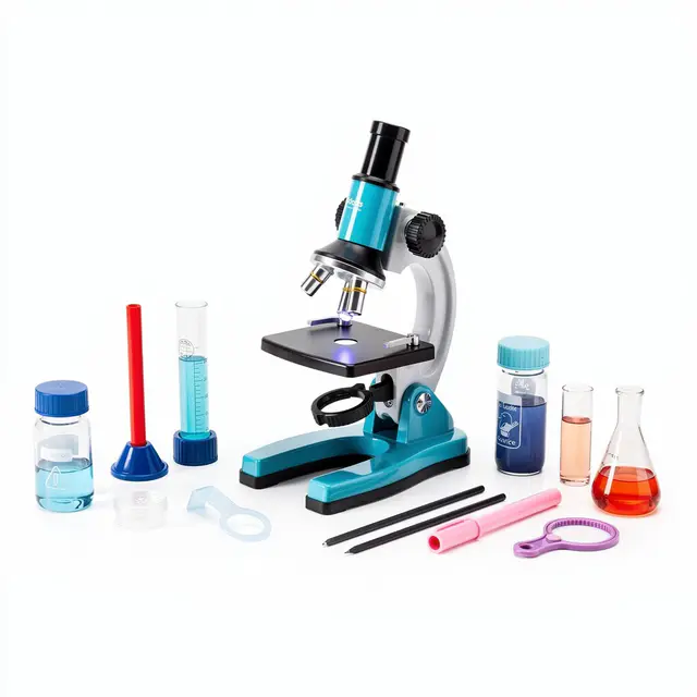 Kids Microscope Kit LED