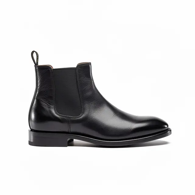 Leather Chelsea Boots Black