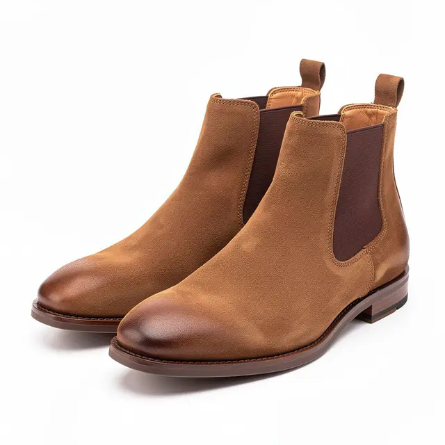 Leather Chelsea Boots Suede