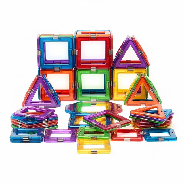 Magnetic Tiles (100pc) Glow