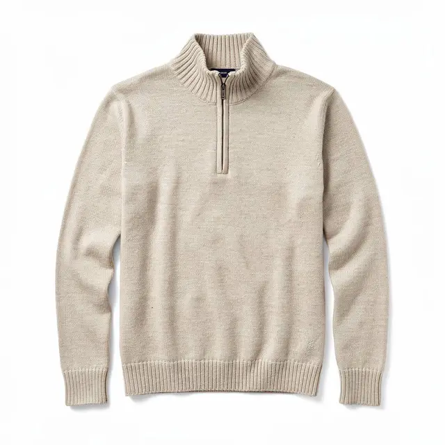Merino Wool Sweater Quarter-Zip