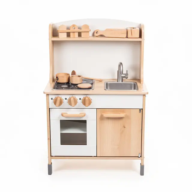 Play Kitchen Set Wooden