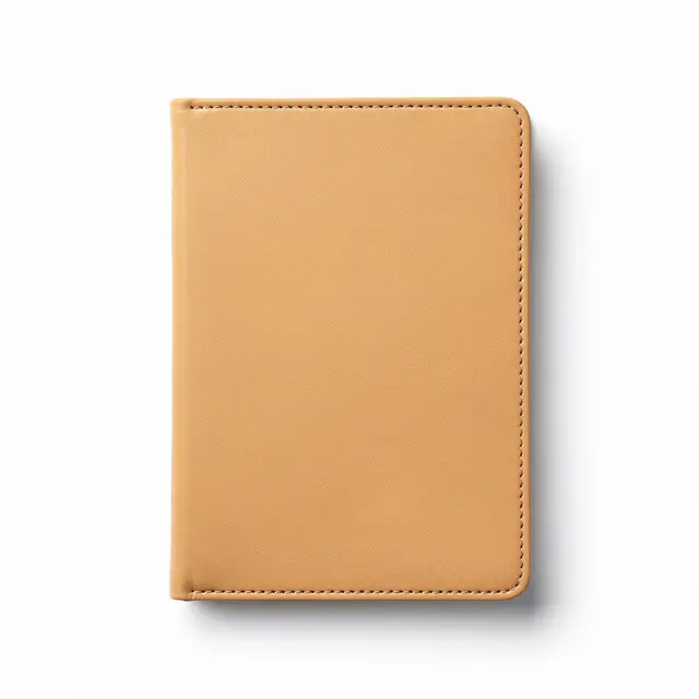 Recipe Journal Blank Leather