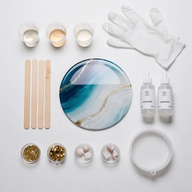 Resin Art Kit Coaster