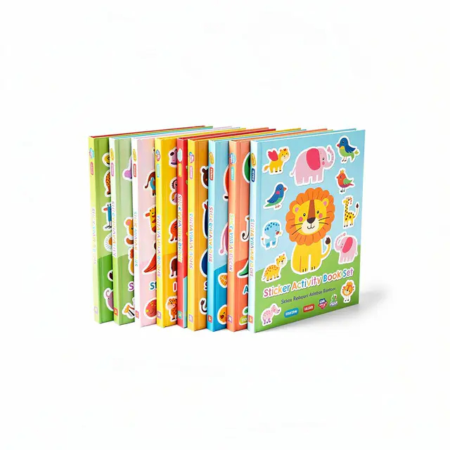 Sticker Activity Book Set Animals