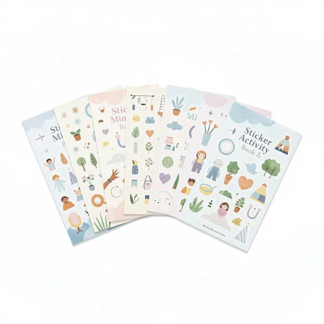 Sticker Activity Book Set Mindful