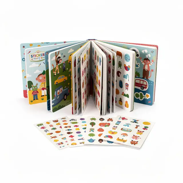 Sticker Activity Book Set Travel
