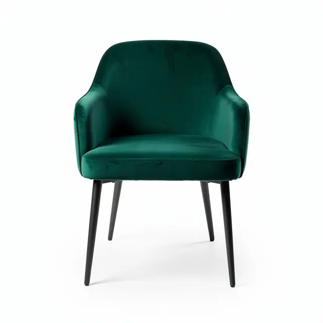 Velvet Accent Chair Emerald